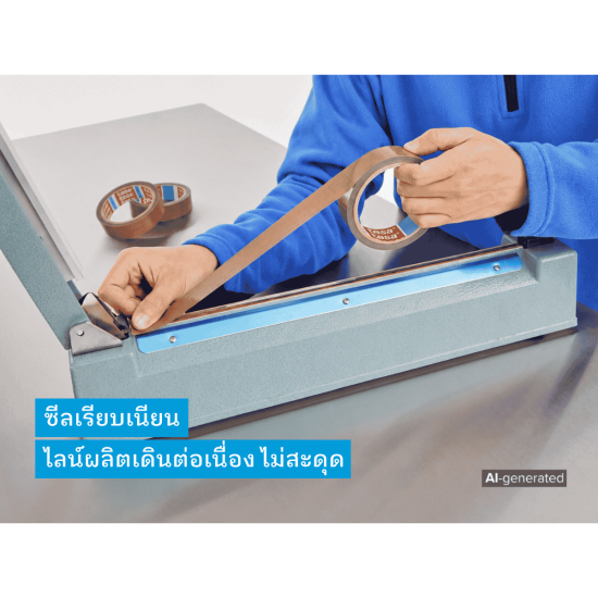 บริษัทนำเข้าเทปอุตสาหกรรม - tesa - เทปสำหรับเครื่องซีลความร้อน (Heat Sealing Machine) tesa