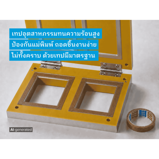 บริษัทนำเข้าเทปอุตสาหกรรม - tesa - เทปสำหรับแม่พิมพ์ไฟฟ้า (Bakelite Mold)